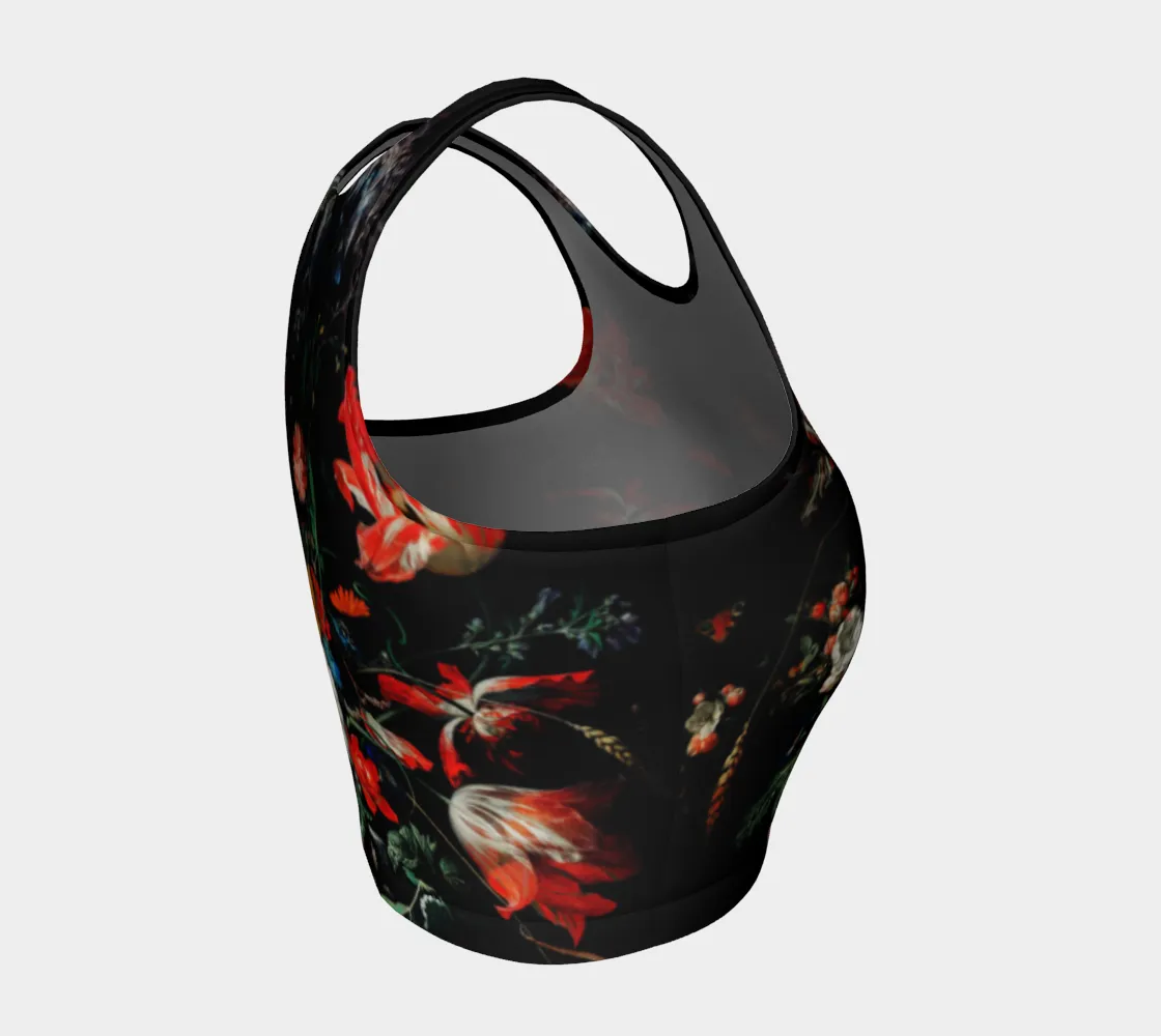 Floral Athletic Crop Top