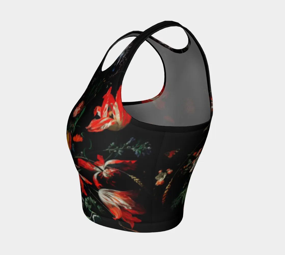 Floral Athletic Crop Top