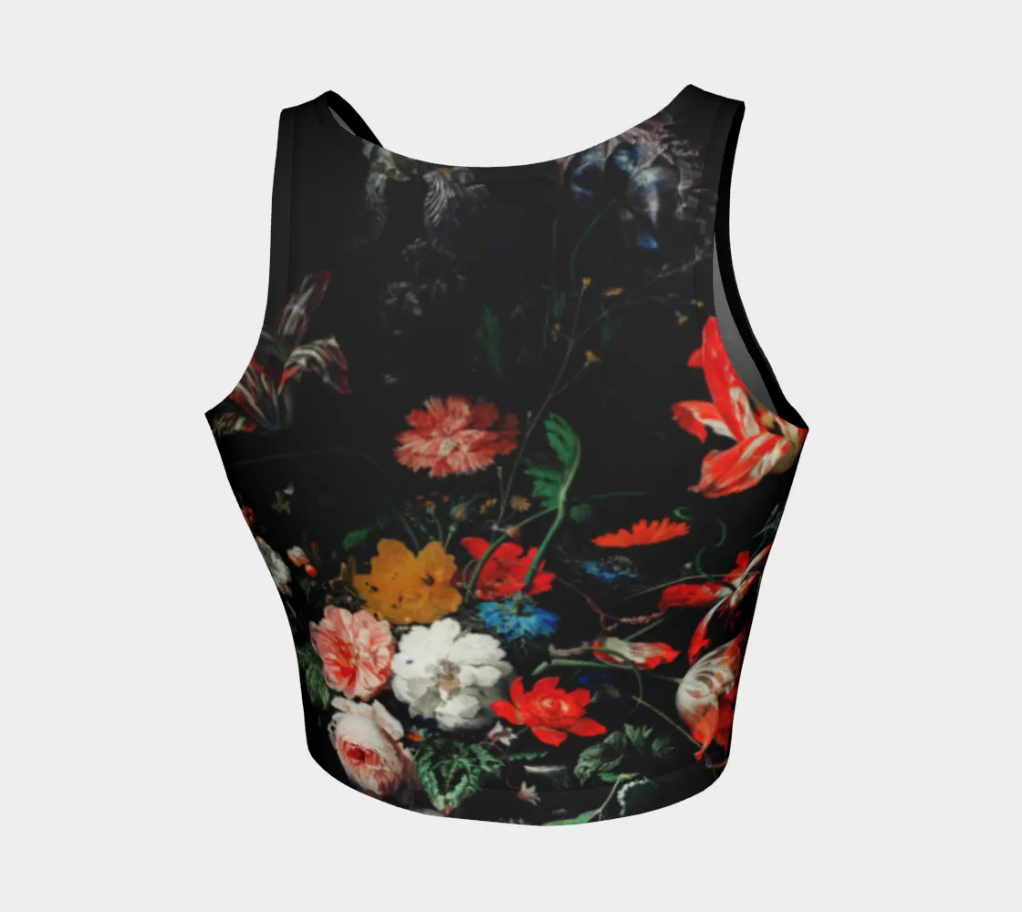 Floral Athletic Crop Top