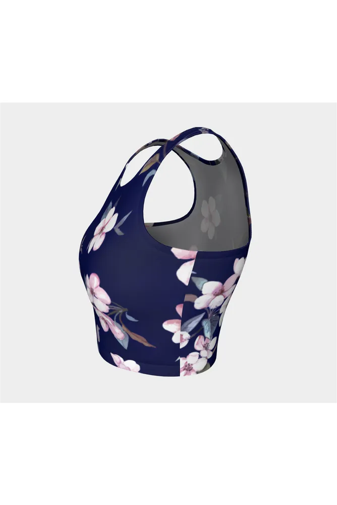 Floral Azul Athletic Top