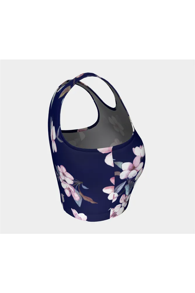Floral Azul Athletic Top