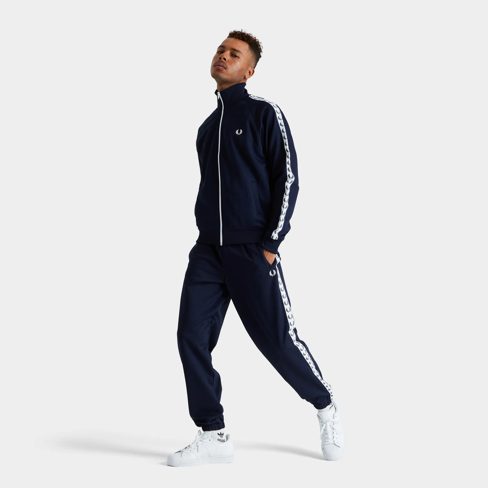 Fred Perry Taped Track Pants / Carbon Blue