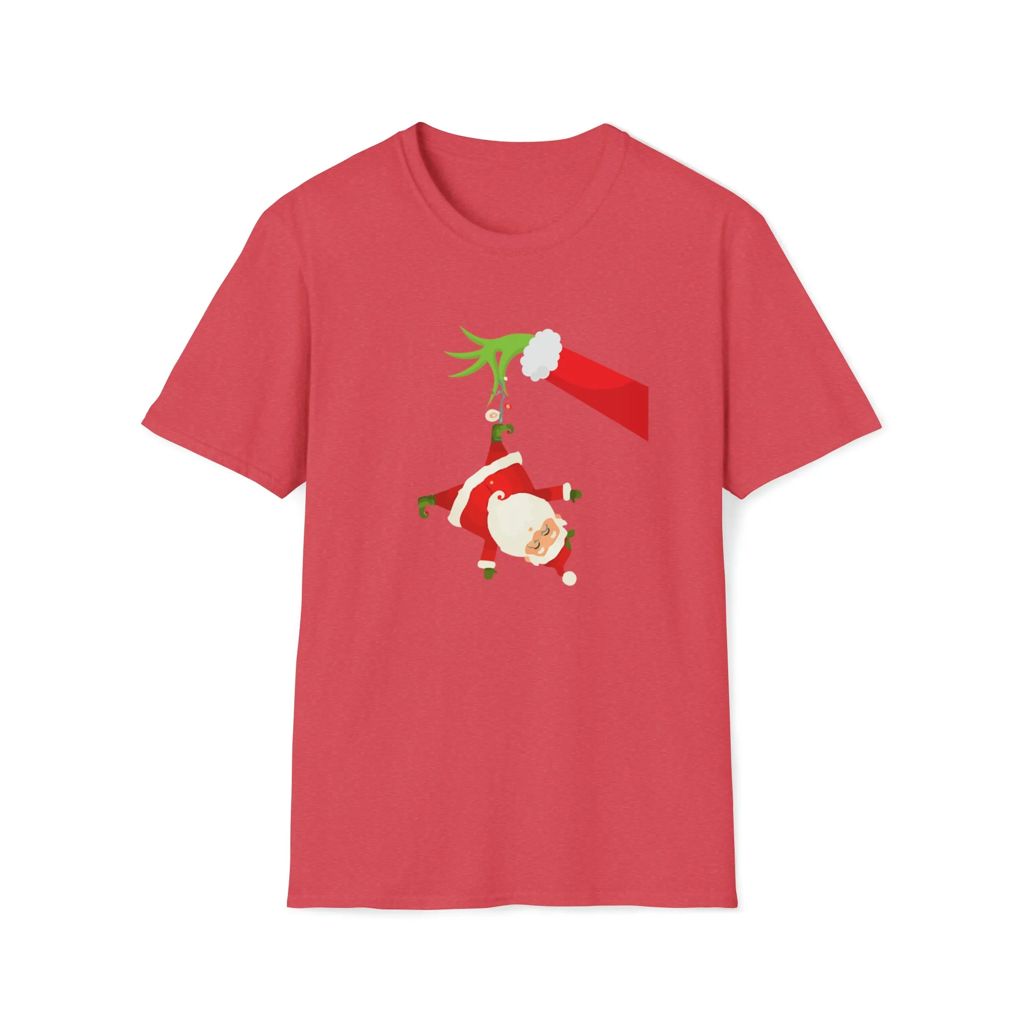 Grinch Santa Christmas Shirt, Xmas mom pajamas, Mother gift shirt, Mama Christmas gift Tee, Christmas Santa Tshirt,Christmas Party Shirt