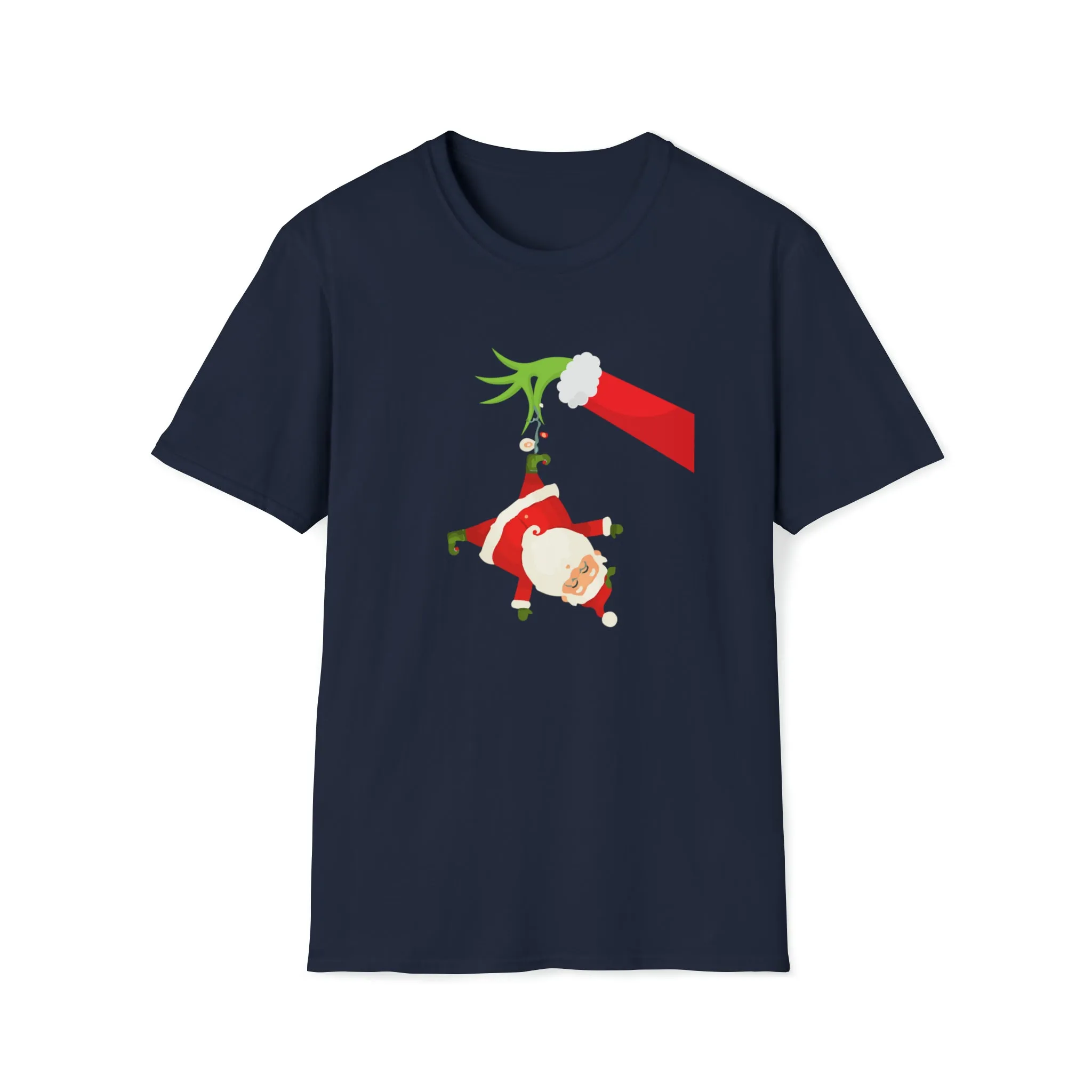Grinch Santa Christmas Shirt, Xmas mom pajamas, Mother gift shirt, Mama Christmas gift Tee, Christmas Santa Tshirt,Christmas Party Shirt
