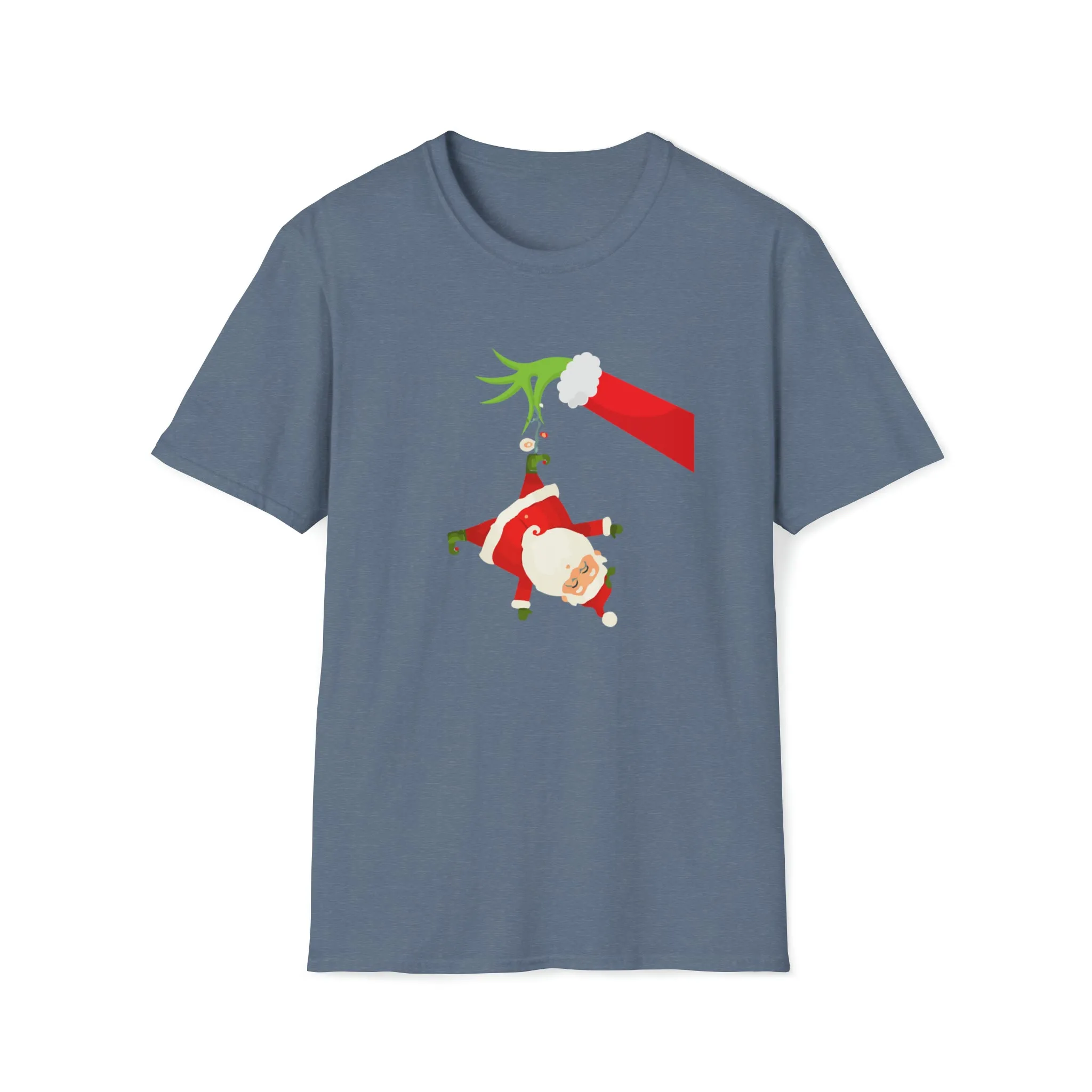 Grinch Santa Christmas Shirt, Xmas mom pajamas, Mother gift shirt, Mama Christmas gift Tee, Christmas Santa Tshirt,Christmas Party Shirt