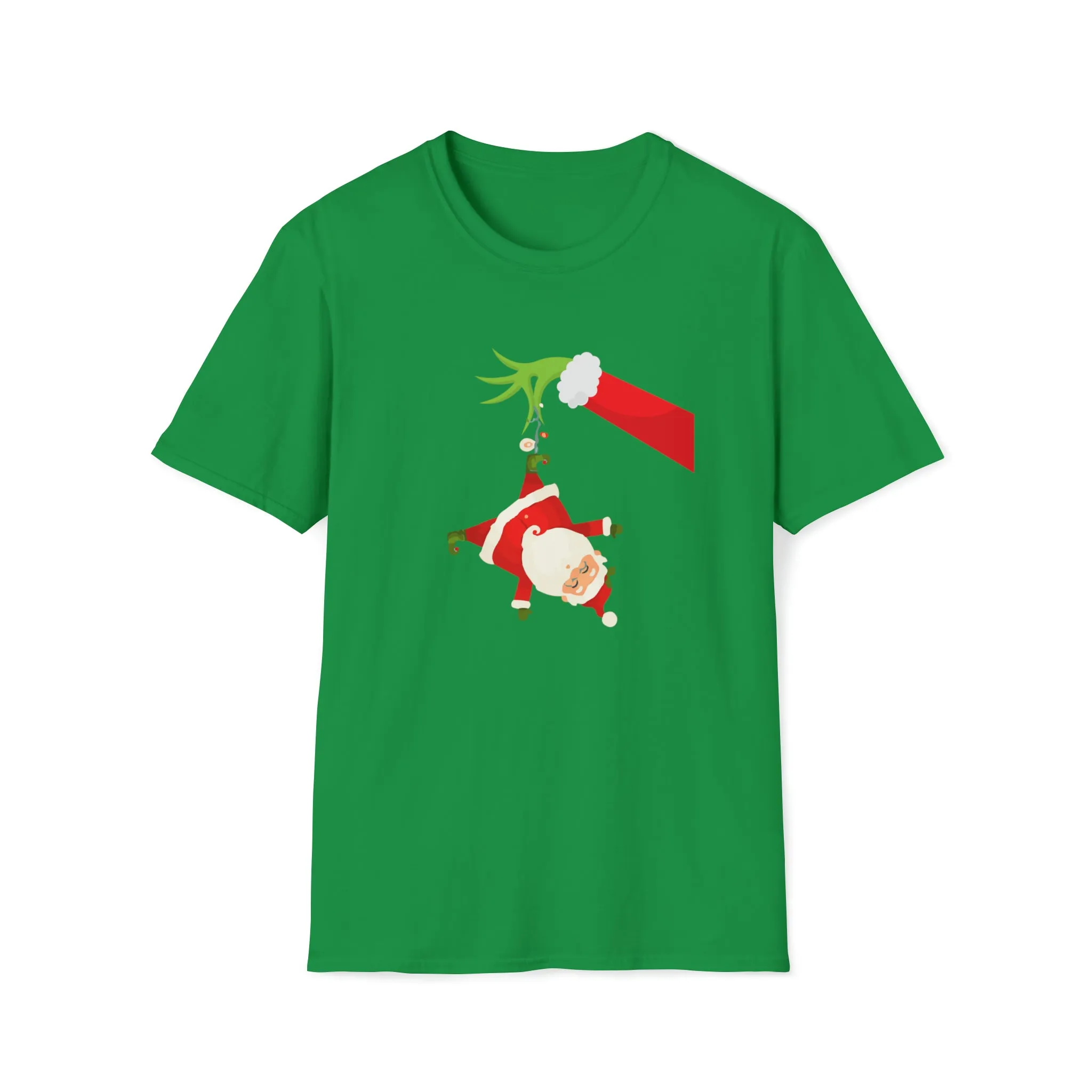 Grinch Santa Christmas Shirt, Xmas mom pajamas, Mother gift shirt, Mama Christmas gift Tee, Christmas Santa Tshirt,Christmas Party Shirt