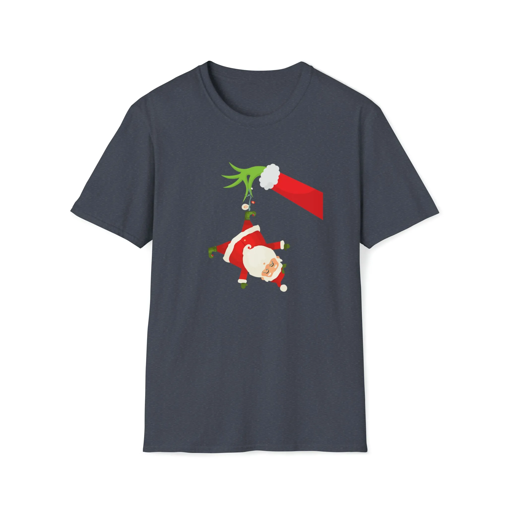 Grinch Santa Christmas Shirt, Xmas mom pajamas, Mother gift shirt, Mama Christmas gift Tee, Christmas Santa Tshirt,Christmas Party Shirt
