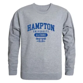 Hampton University Pirates Alumni Fleece Crewneck Pullover Sweatshirt