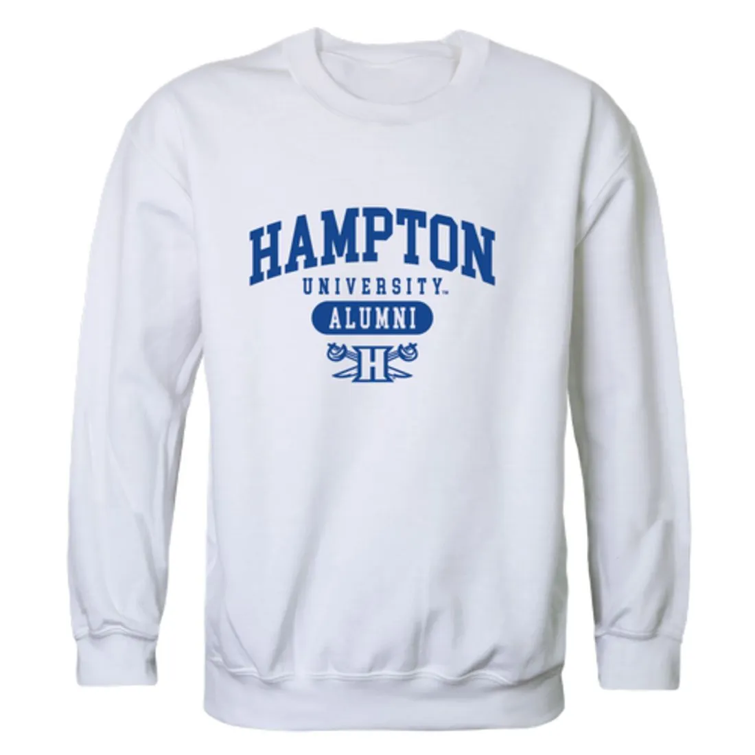 Hampton University Pirates Alumni Fleece Crewneck Pullover Sweatshirt
