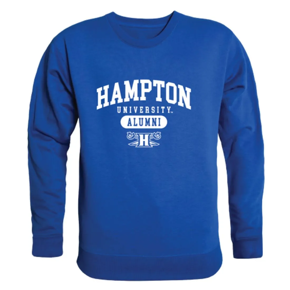 Hampton University Pirates Alumni Fleece Crewneck Pullover Sweatshirt