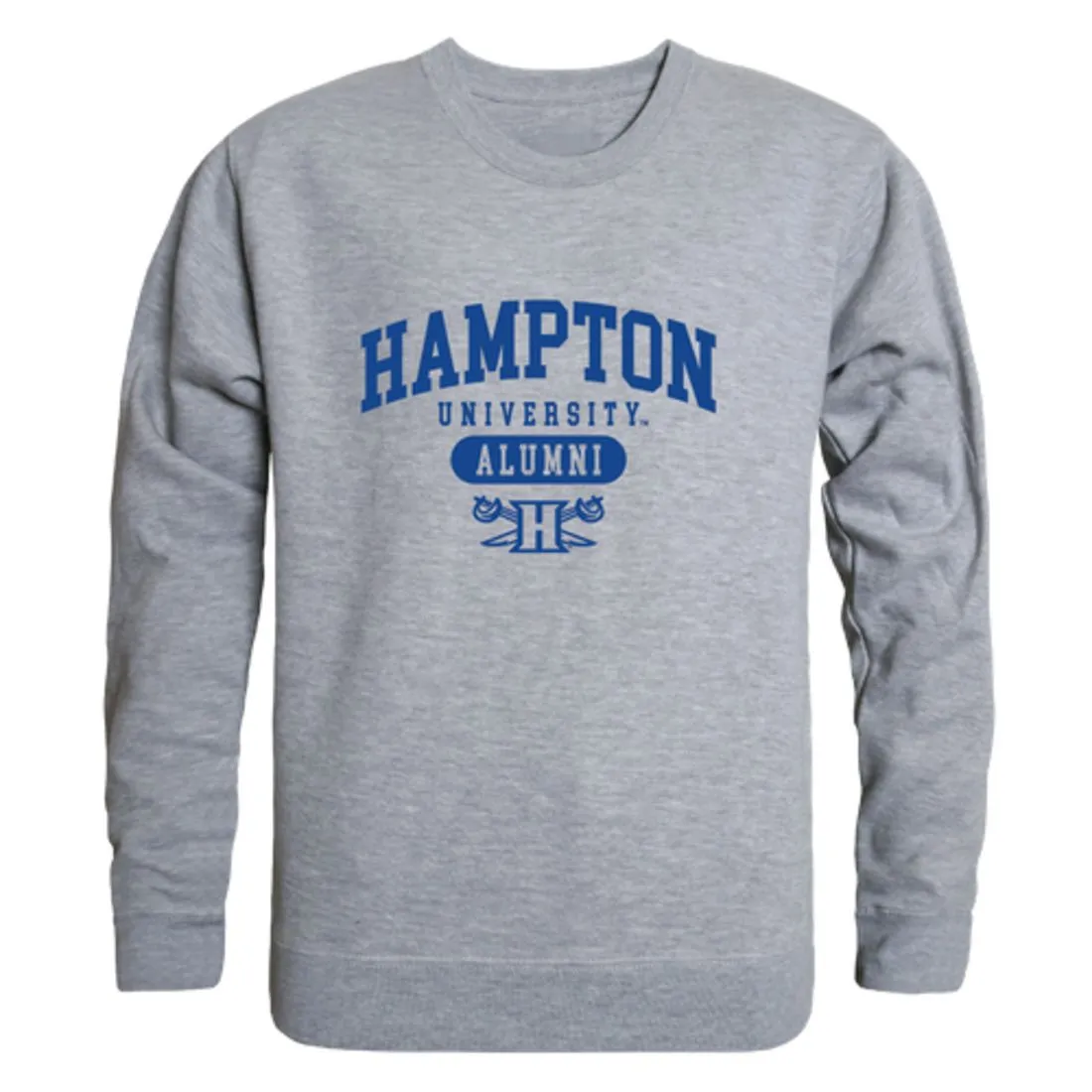 Hampton University Pirates Alumni Fleece Crewneck Pullover Sweatshirt