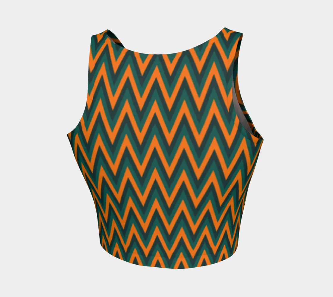 Herringbone Crop Top