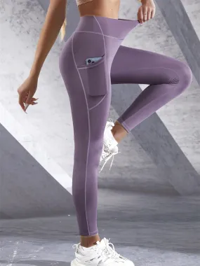 High Waist Women’s Leggings with Pockets - Stretch Yoga & Fitness Tights