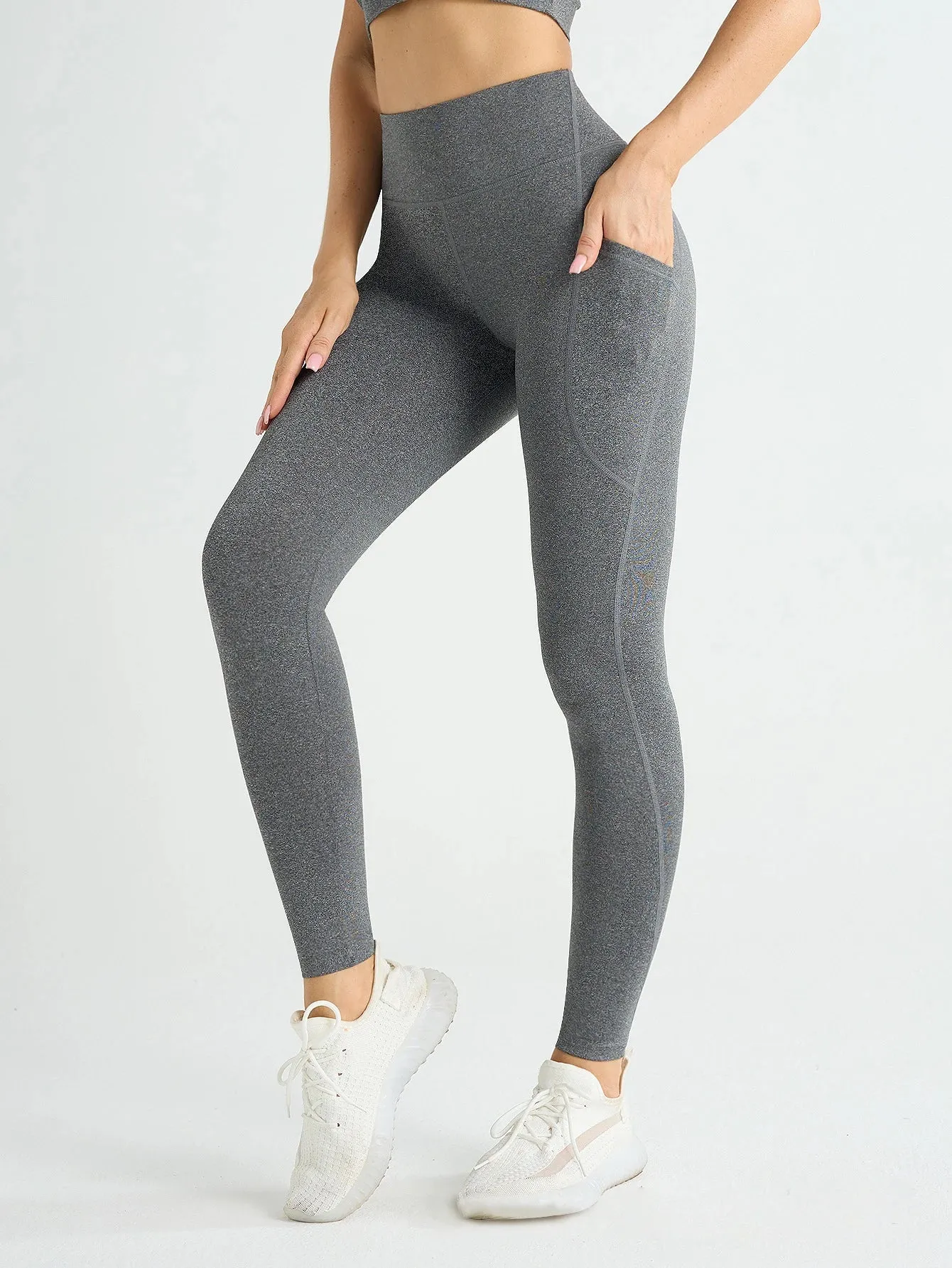 High Waist Women’s Leggings with Pockets - Stretch Yoga & Fitness Tights