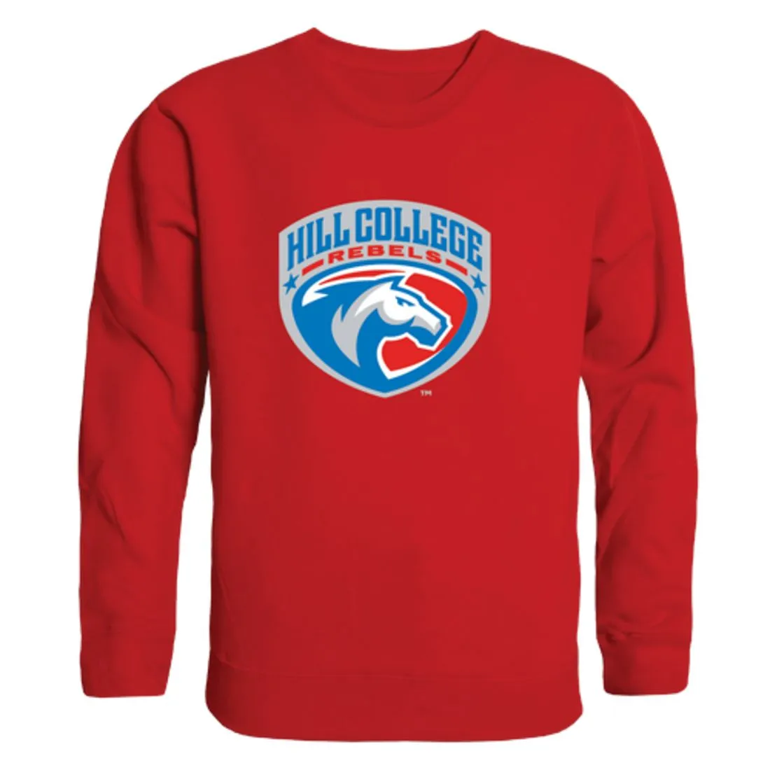 Hill College Rebels Collegiate Fleece Crewneck Pullover Sweatshirt