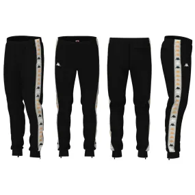 Kappa 222 Banda Deky 2 Black/Orange Track Pants (31392SW-A00)
