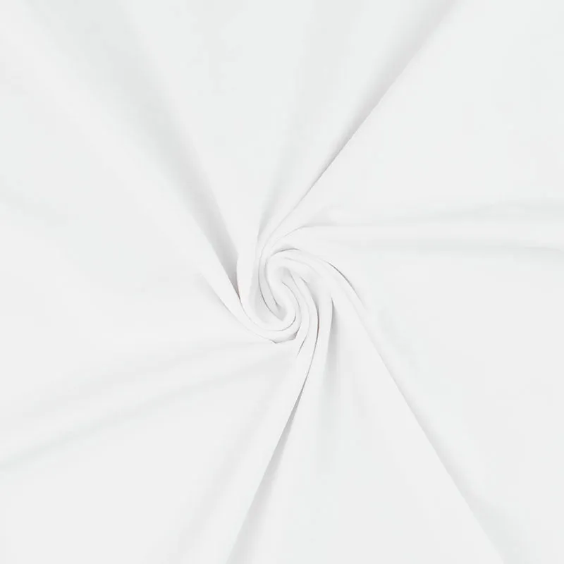 Knit Yoga Cloth - White Yardage
