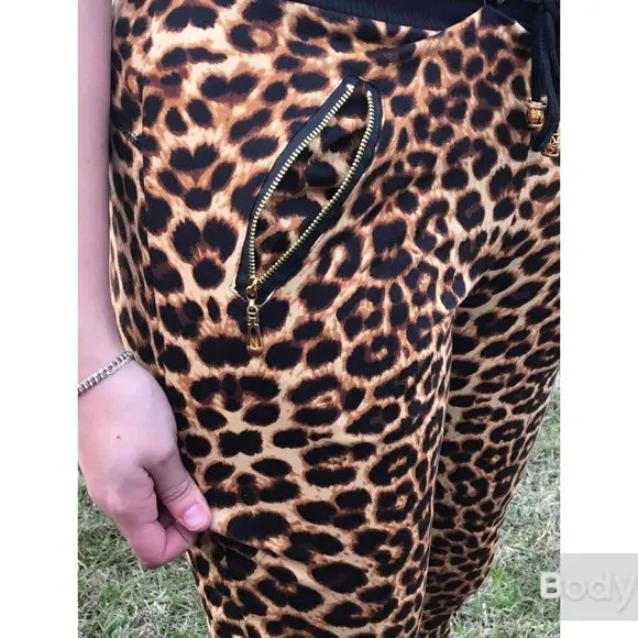 Last One Leopard Jogging Pants