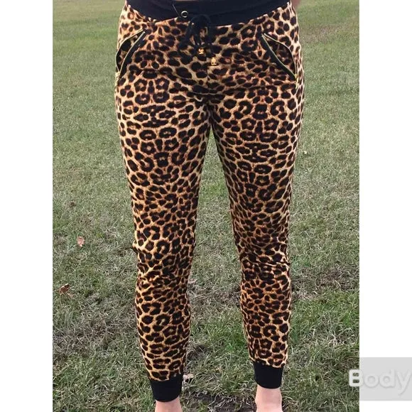 Last One Leopard Jogging Pants