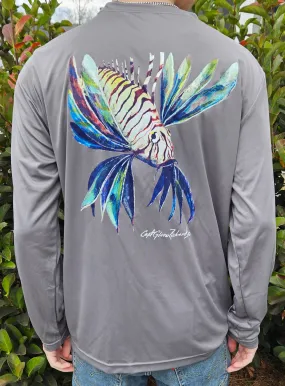 Lionfish Long Sleeve Quick Dry Crewneck T-Shirt