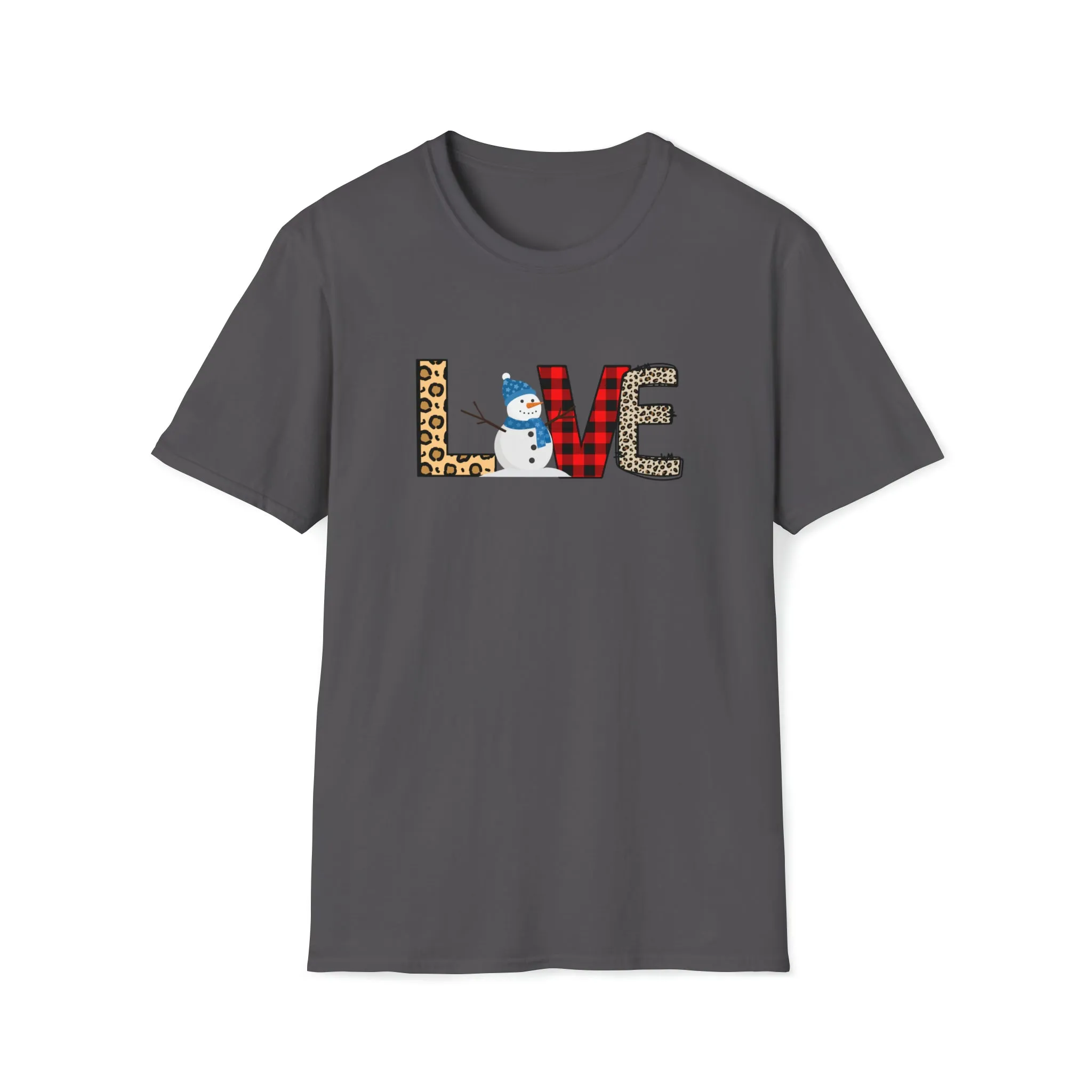 LOVE Christmas Shirt, Snowman Christmas Coffee Shirt, Christmas coffee Sweatshirt, women Holiday sweater, Xmas Tee, Coffee Lover gift