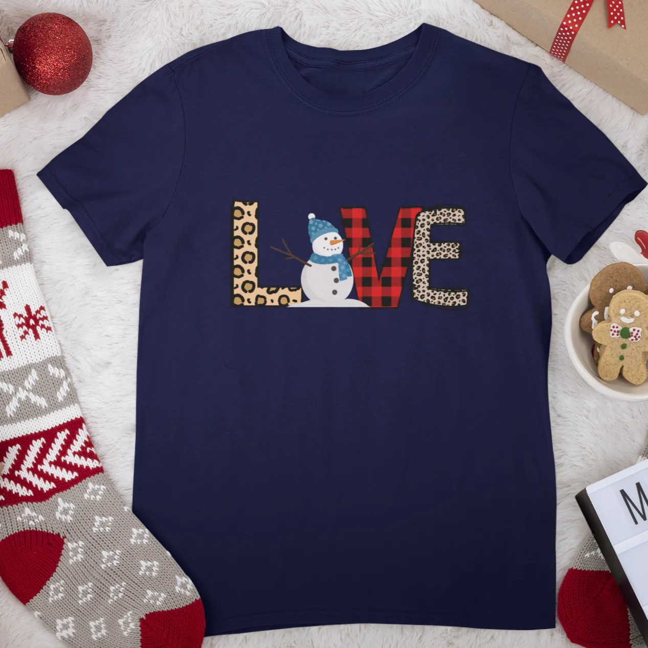 LOVE Christmas Shirt, Snowman Christmas Coffee Shirt, Christmas coffee Sweatshirt, women Holiday sweater, Xmas Tee, Coffee Lover gift