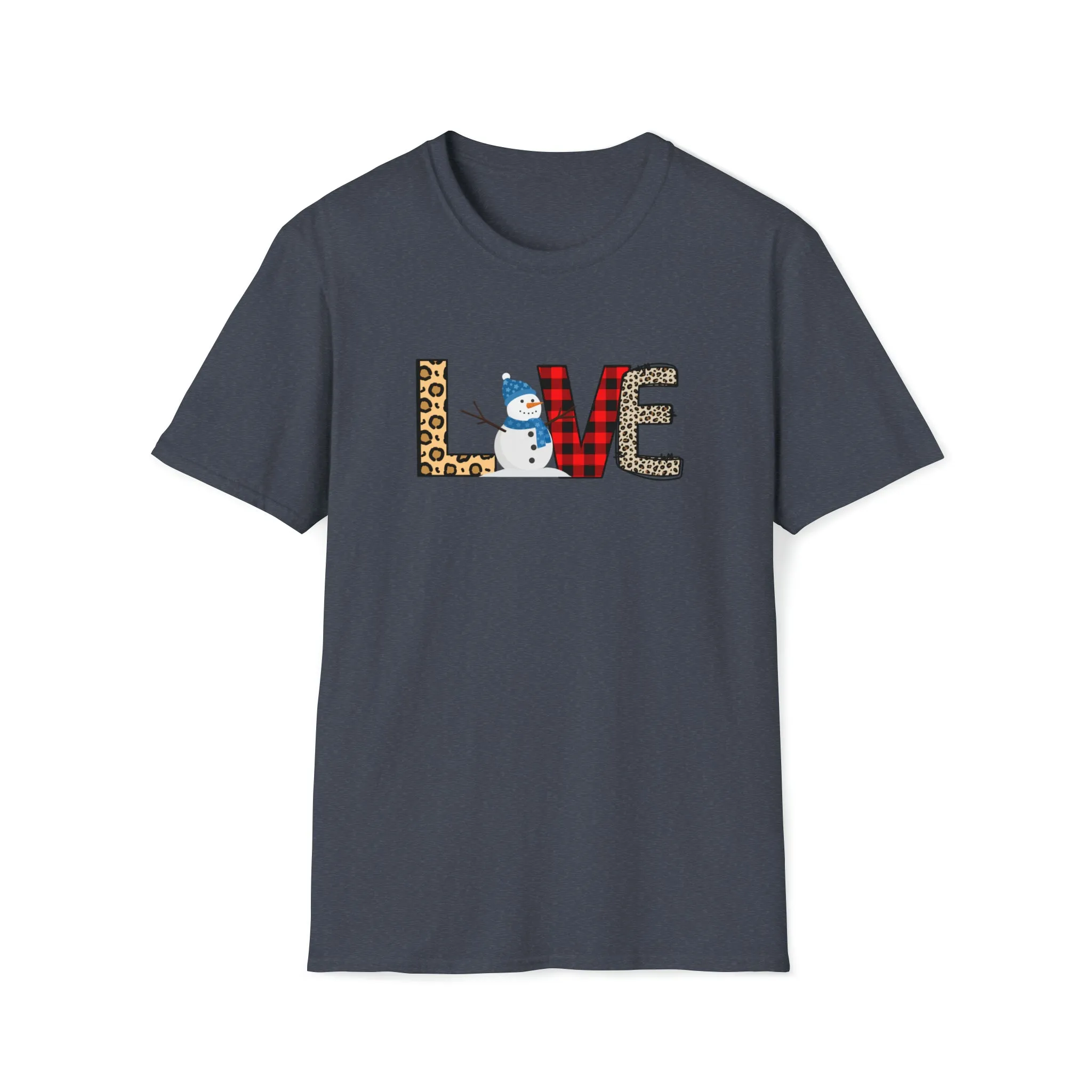 LOVE Christmas Shirt, Snowman Christmas Coffee Shirt, Christmas coffee Sweatshirt, women Holiday sweater, Xmas Tee, Coffee Lover gift
