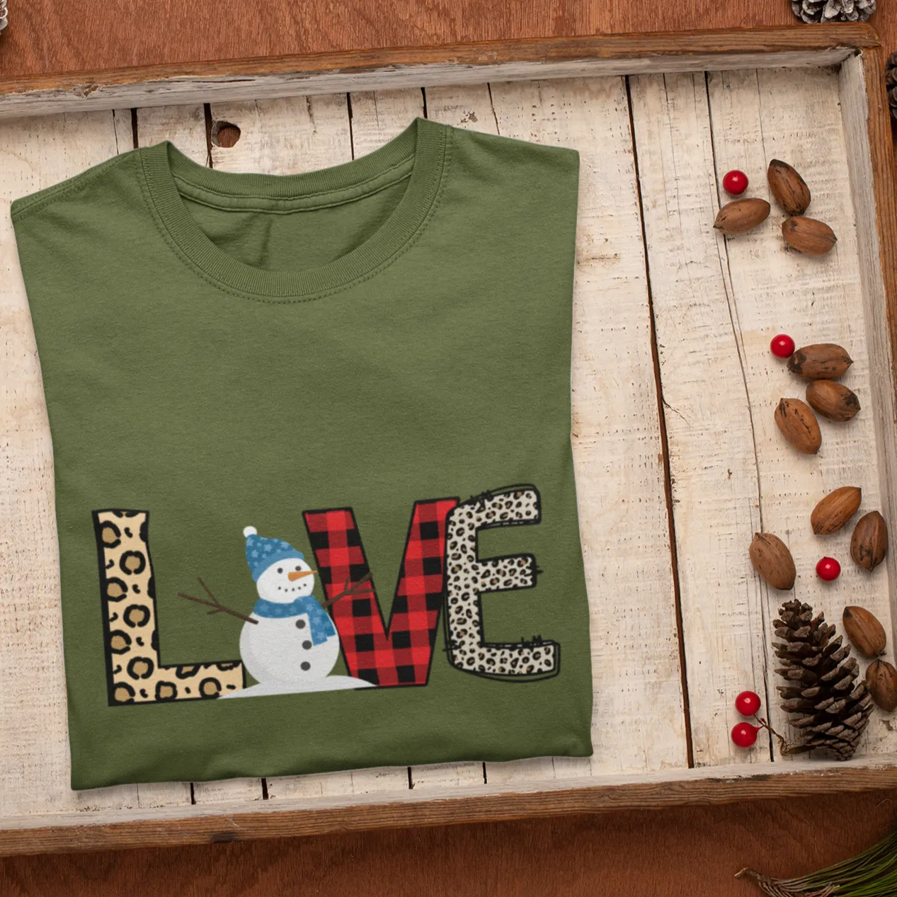 LOVE Christmas Shirt, Snowman Christmas Coffee Shirt, Christmas coffee Sweatshirt, women Holiday sweater, Xmas Tee, Coffee Lover gift