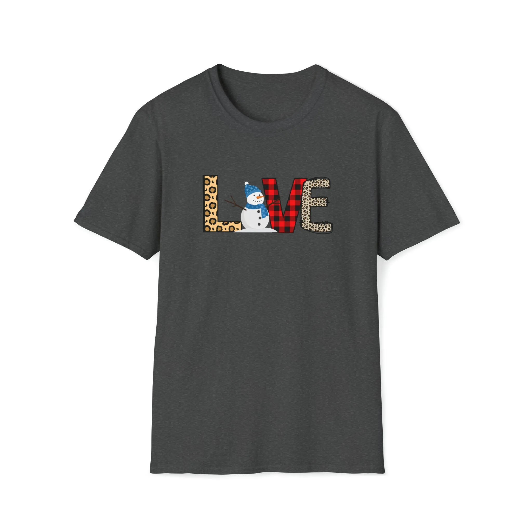 LOVE Christmas Shirt, Snowman Christmas Coffee Shirt, Christmas coffee Sweatshirt, women Holiday sweater, Xmas Tee, Coffee Lover gift