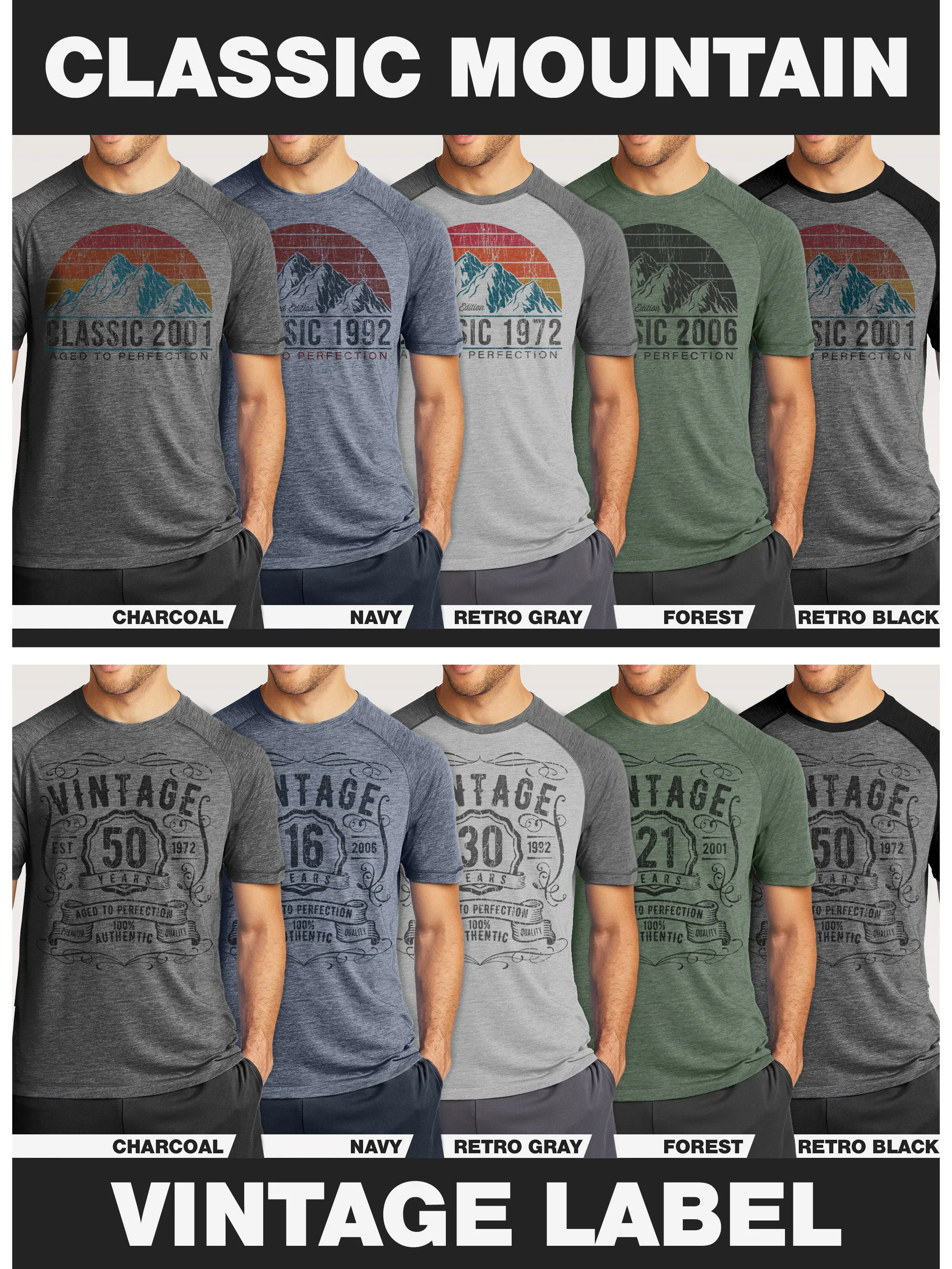 Men's Custom Birthday Year Shirt