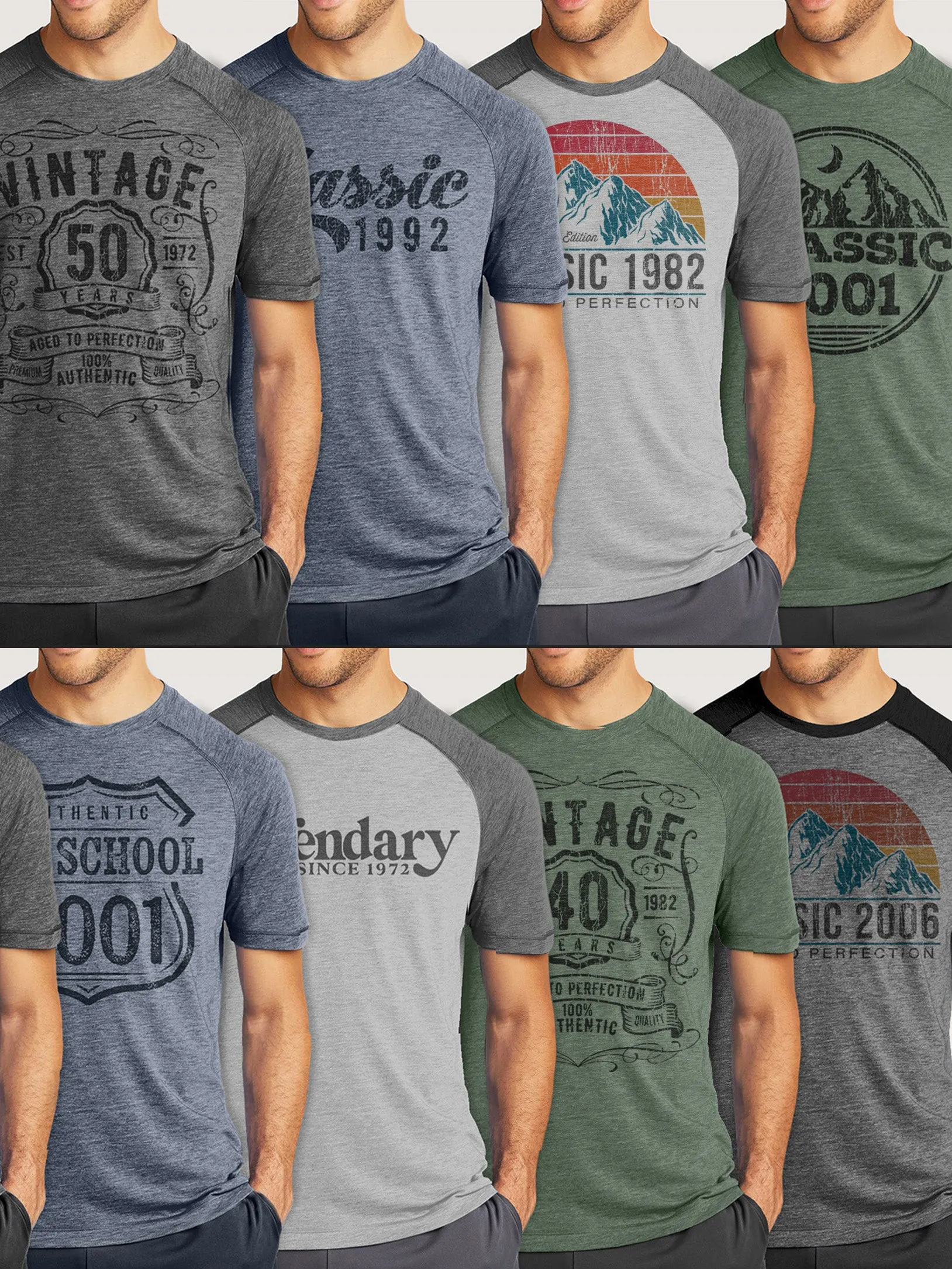 Men's Custom Birthday Year Shirt