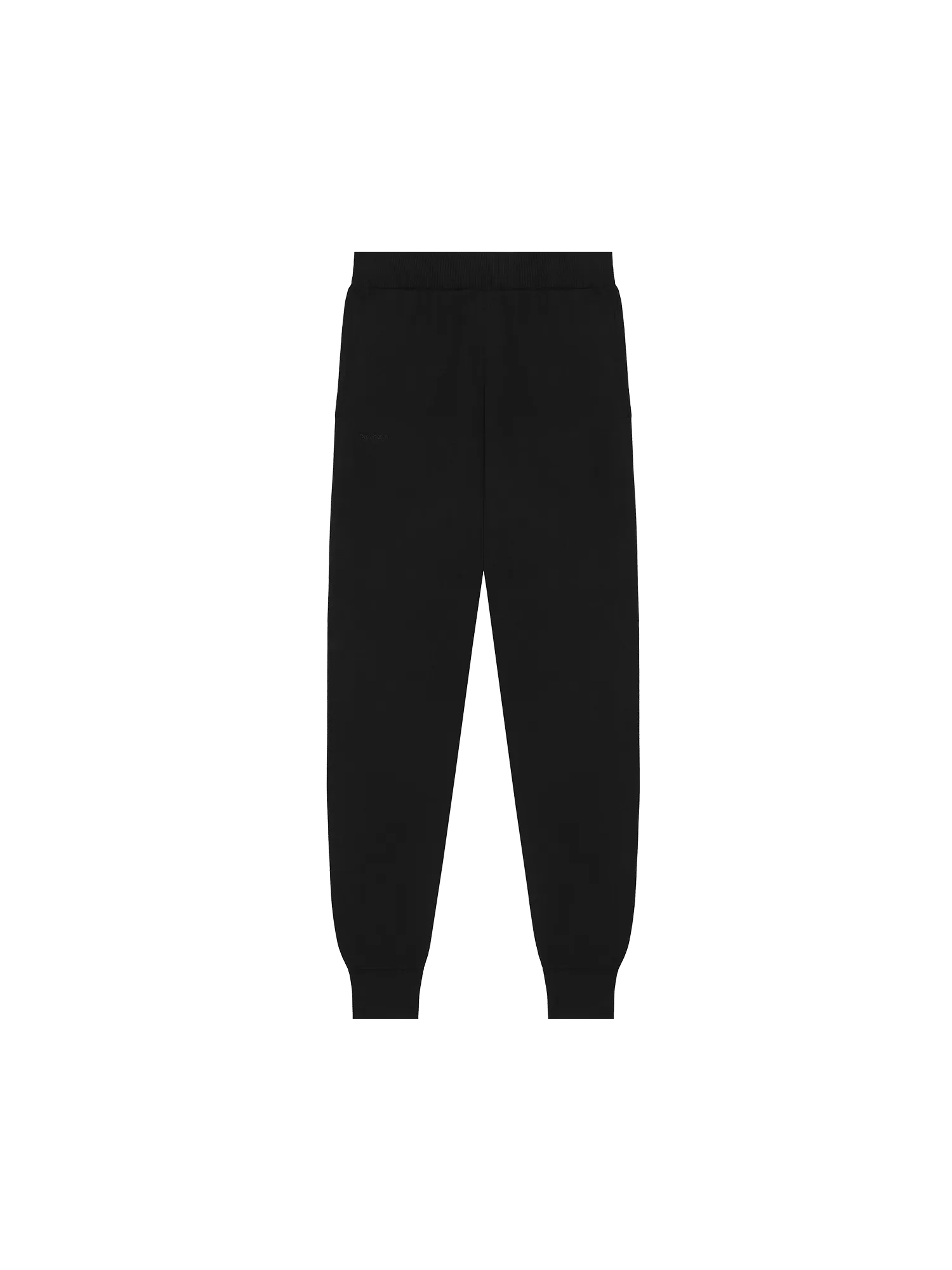 Mens DNA Knitted Track Pants—black
