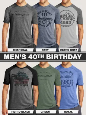 Men's Funny 40th Birthday Shirt