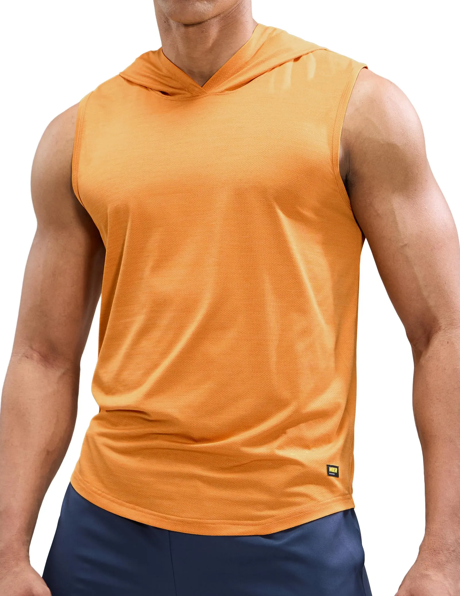 Men's Sleeveless Tank Top with Hood Quick Dry Shirts