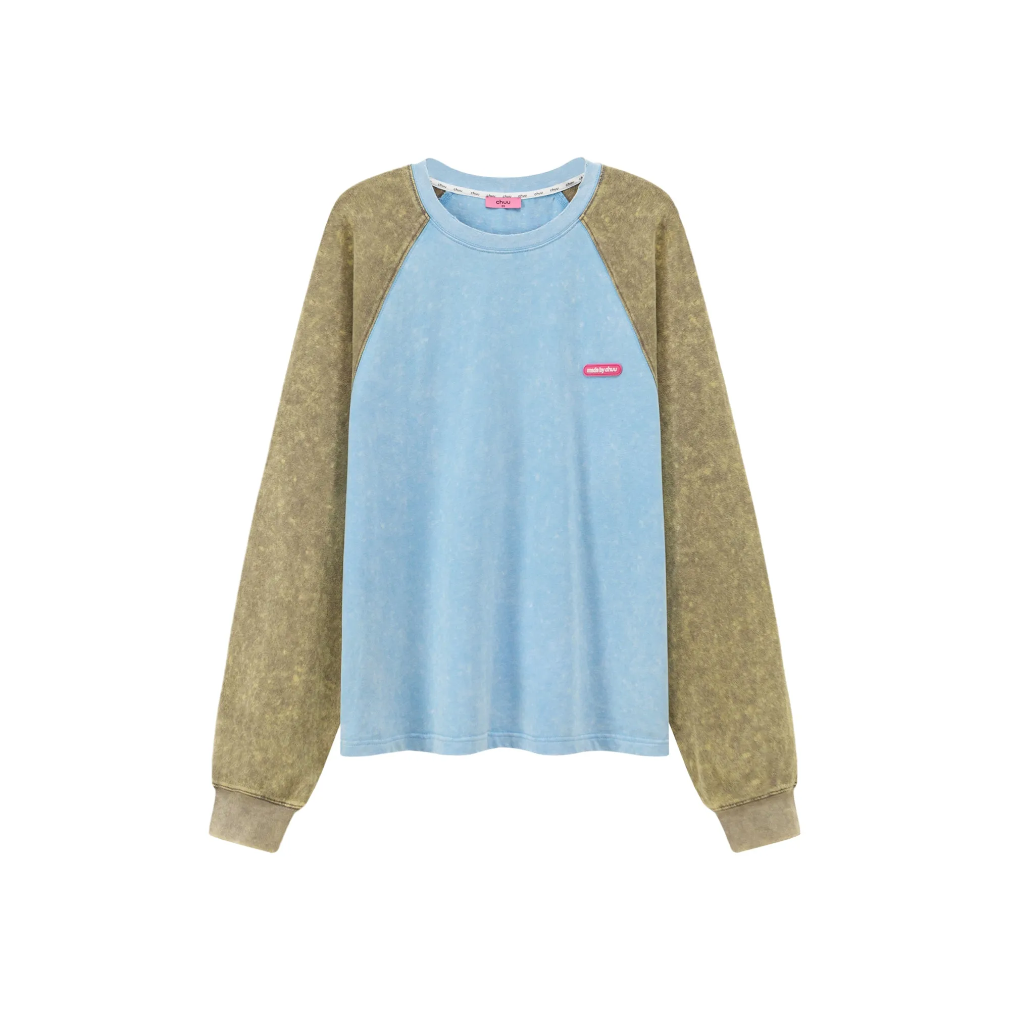 My Secret Color Matching Raglan Loose Fit T-Shirt