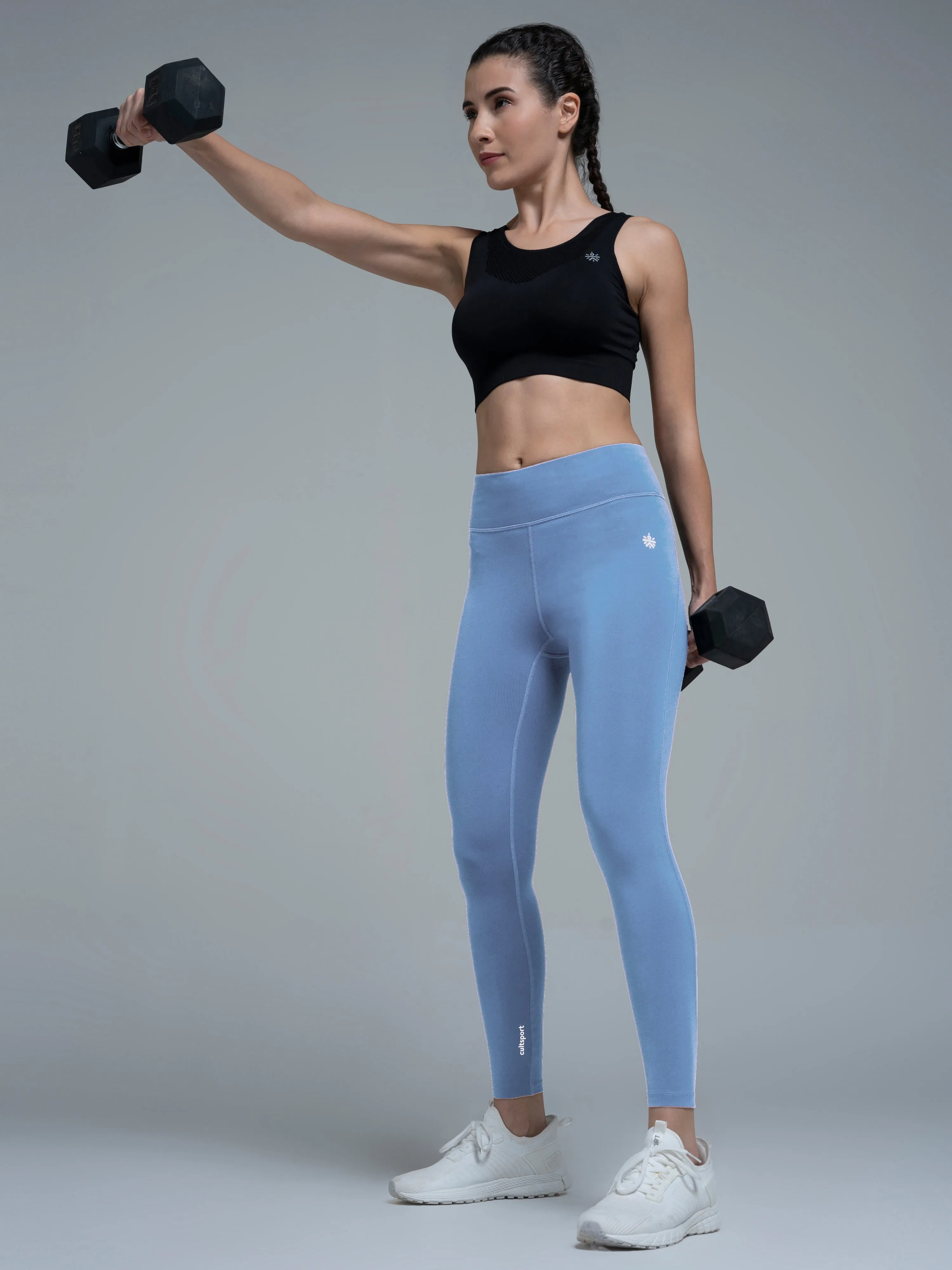 Navy Absolute Fit Solid Performance Tights