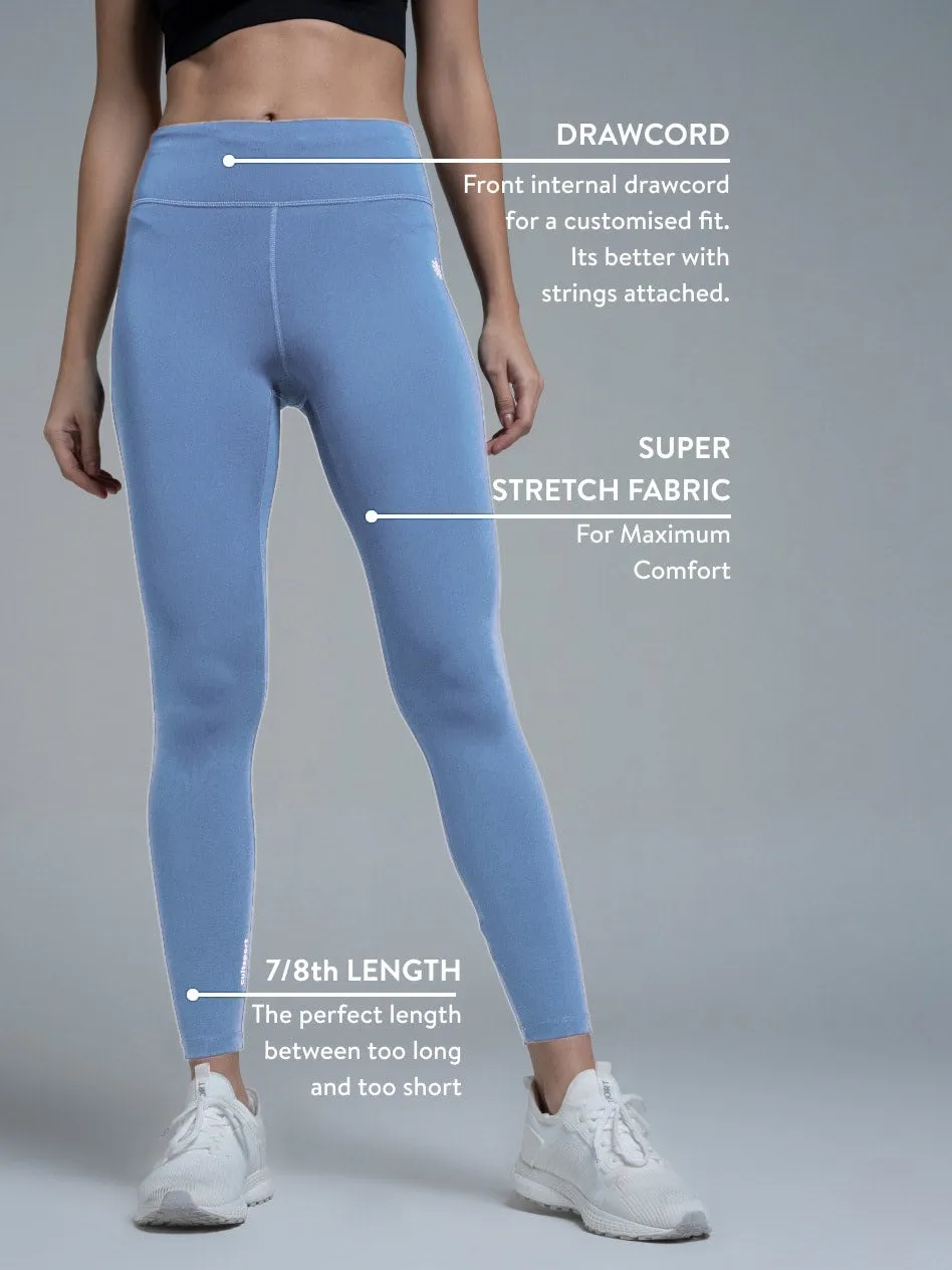 Navy Absolute Fit Solid Performance Tights