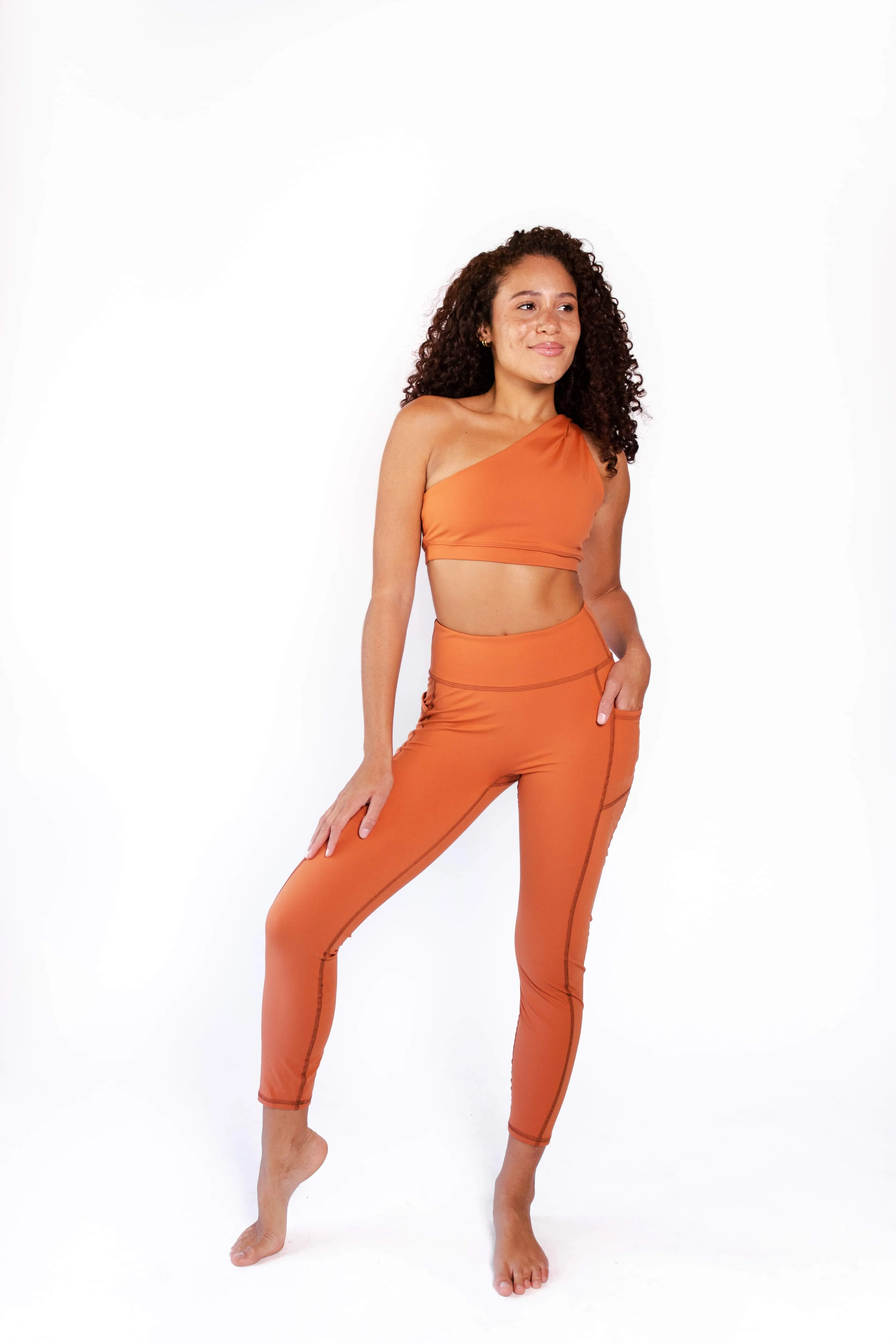 Non Stop Legging in Burnt Orange