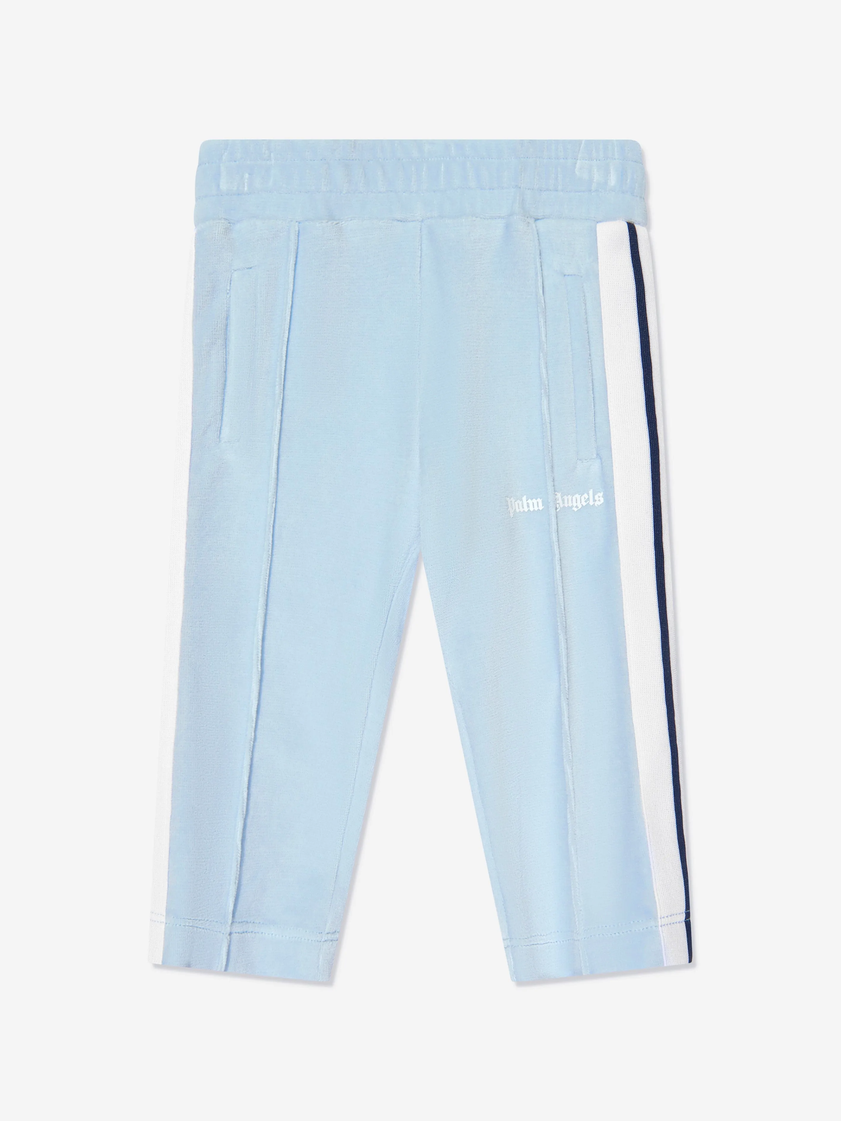 Palm Angels Baby Boys Logo Track Pants in Blue