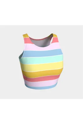 Pastel Stripes Athletic Top
