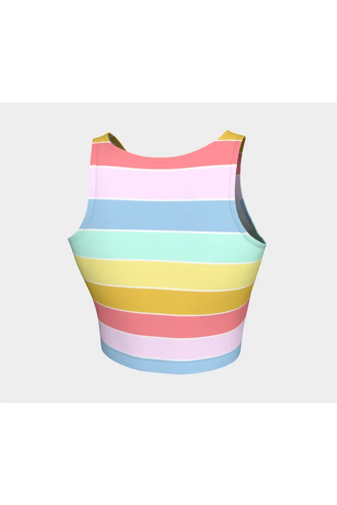Pastel Stripes Athletic Top