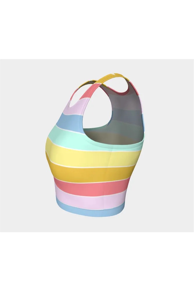 Pastel Stripes Athletic Top