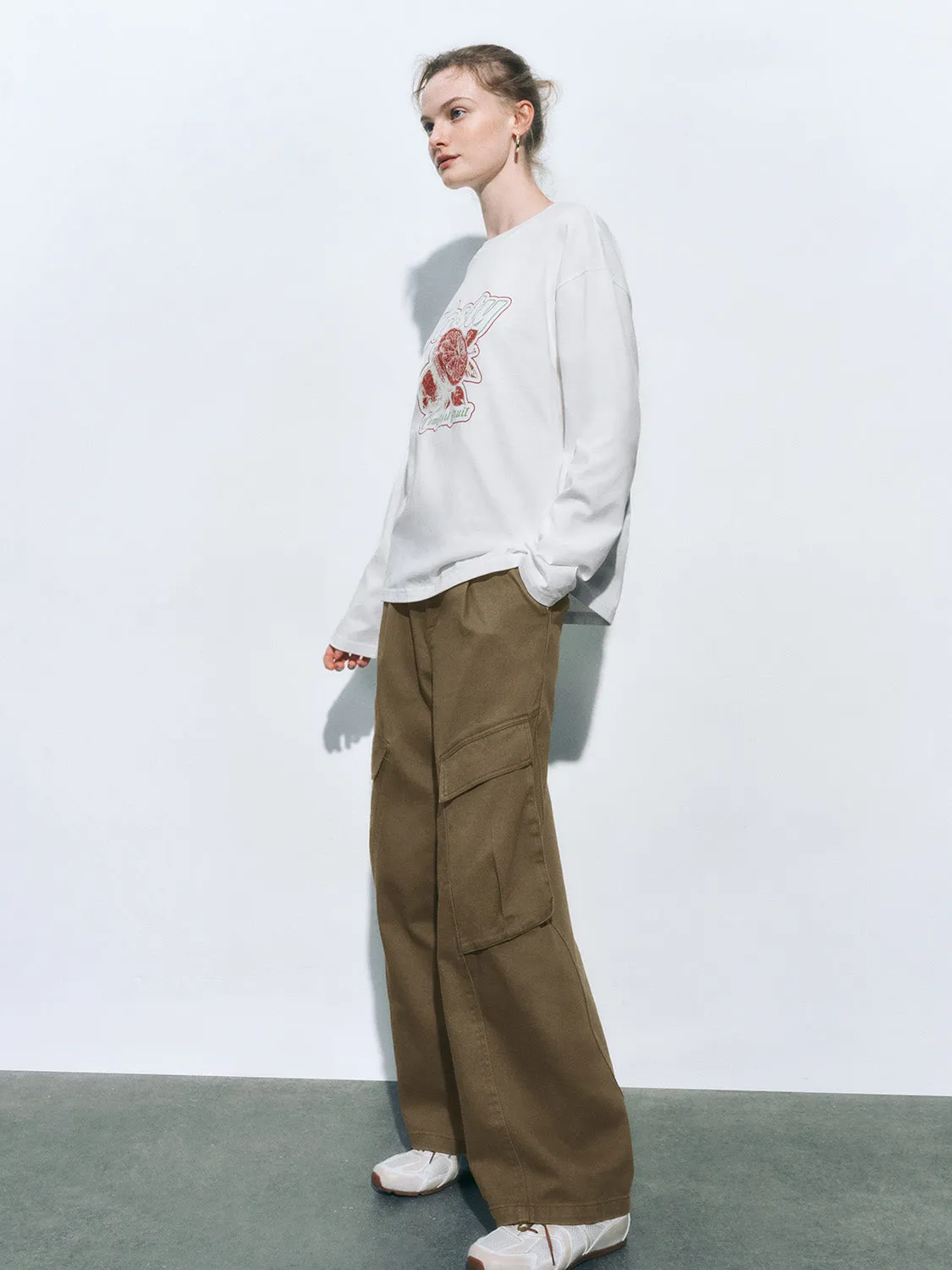 Printed Pullover Loose T-Shirts