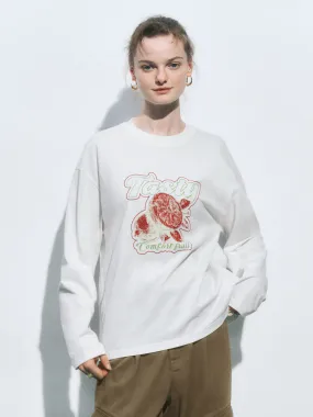 Printed Pullover Loose T-Shirts