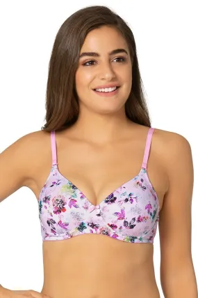 Printed Wirefree Moulded Push up Bra