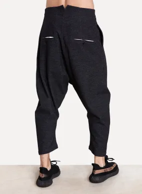 Pulled Front Pants Anthracite