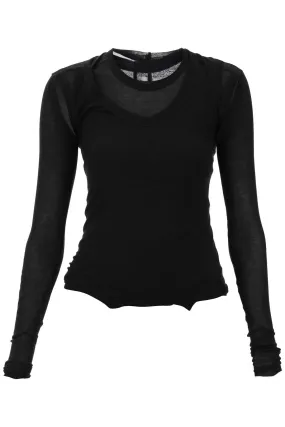 Rick Owens 'Banana' Convertible Layered Top