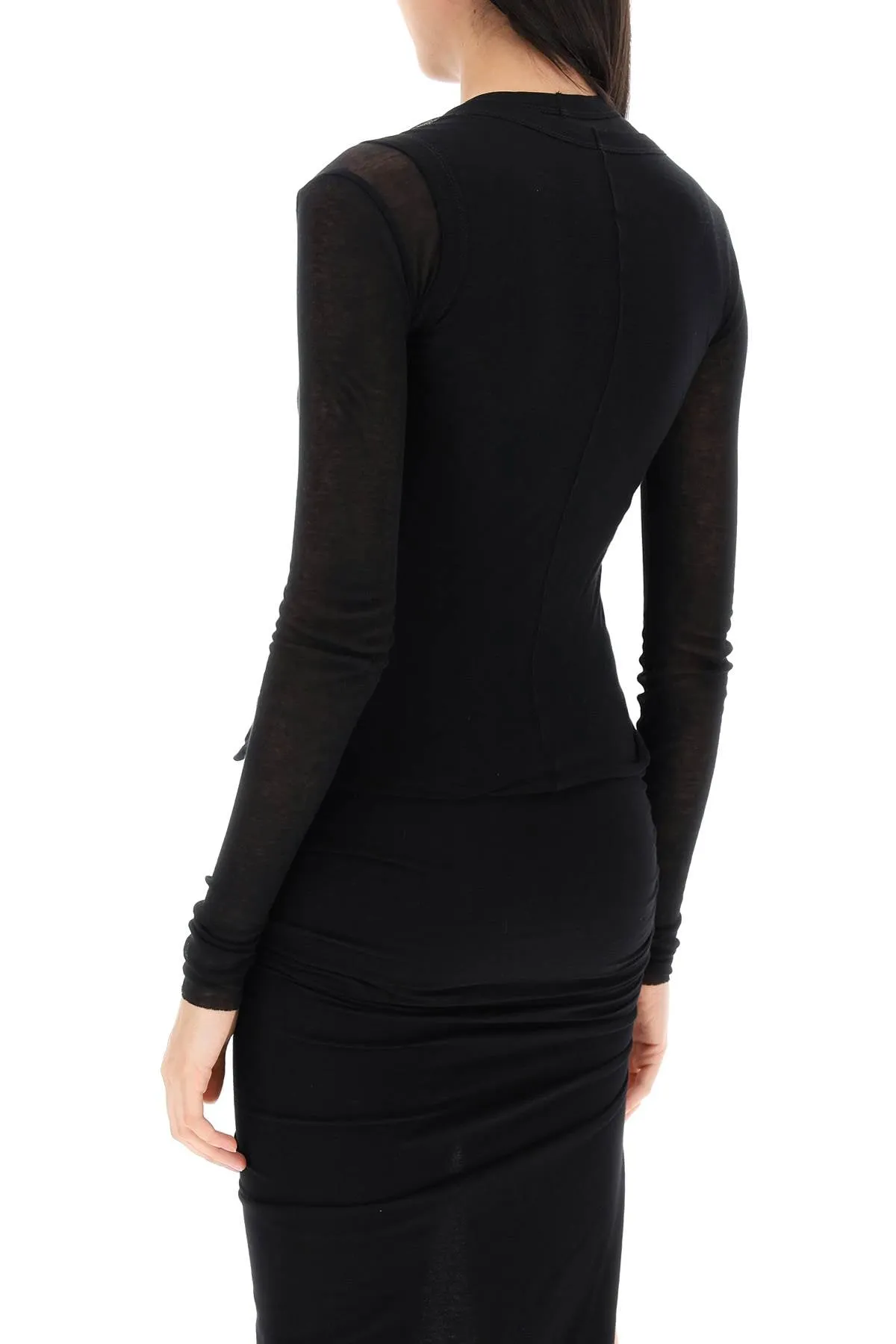 Rick Owens 'Banana' Convertible Layered Top