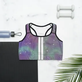 ROYAL ICONIC | Acid Wash Bleach Dye Galaxy Tie Dye Sports Bra Malibu Side Stripe Ascend Ether 2 Wash