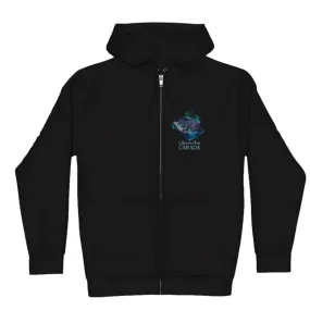 Salmon Bear Vancouver Island Canada Premium Zipper Hoodie